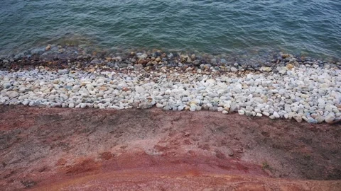 Blue lake shore Видео 245228643