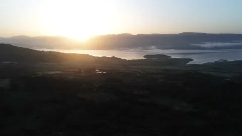 Blue Lake at Sunrise Stock Footage 170375096