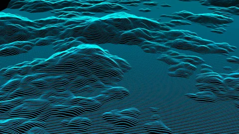 Blue landscape Stock Footage 133731466