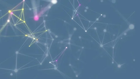 Blue laser background. Depth of field. Minimalistic space background. . Seamless Stock Footage 101388303