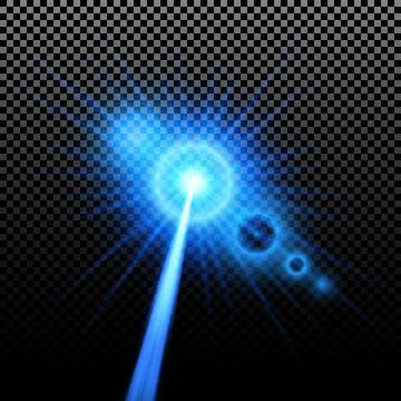Blue laser beam. vector illustration. Stock-Illustration