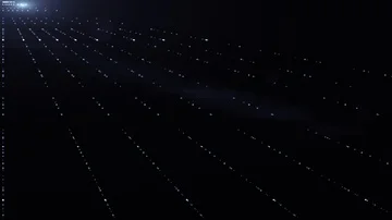Blue laser flash transition overlay lights optical lens flares shiny animation Stock Footage 85527231