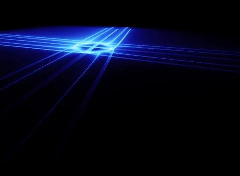 Blue laser Stock Illustration