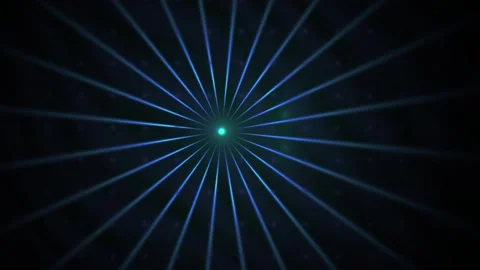 Blue laser light beam burst effect. Stock Footage 335348550