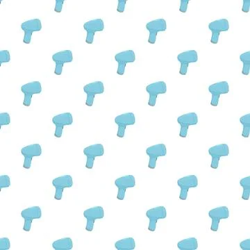 Blue laser scanner seamless pattern on white background イラスト素材