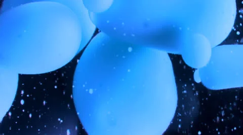 Blue lava lamp closeup Stock Footage 26139221
