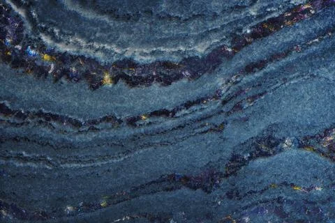 Blue layered marble textured background Stock Photos