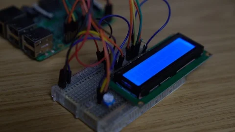 Blue LCD display angle,4k,Programming does not discriminate Stock-Footage 86034919