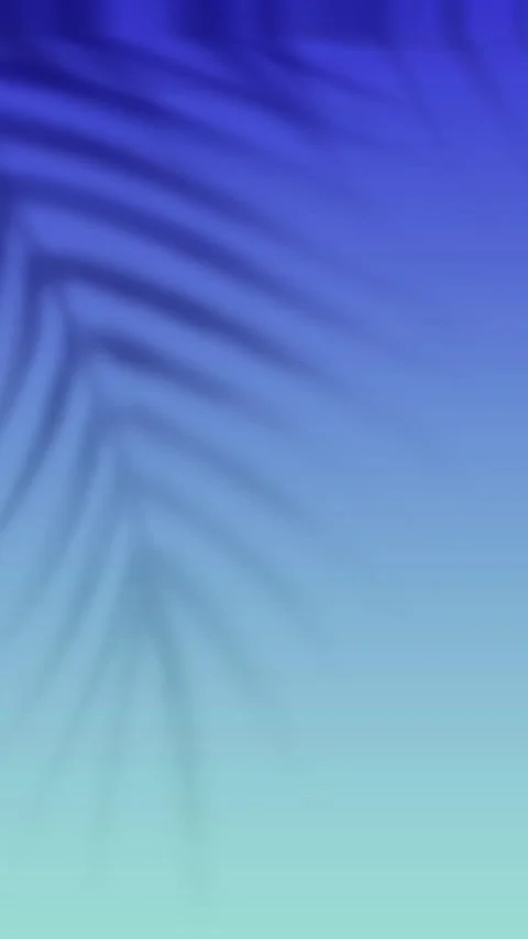 Blue Leaf Shadow Gradient Verticle background, Light Blue gradient background Stock Footage 283363803