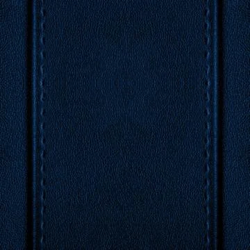 Blue leather background Stock Photos
