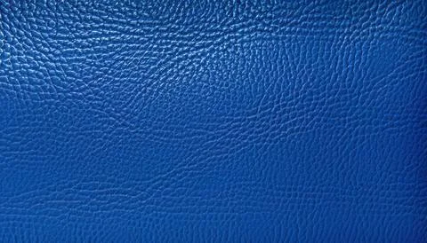 Blue leather background texture closeup Stock Photos