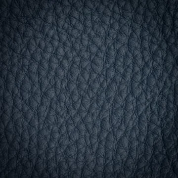 Blue leather macro shot Stock Photos