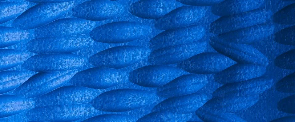 Blue leather with texture structure Stock Photos