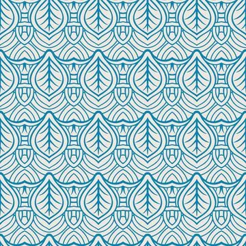 Blue leaves - 2 Stock-Illustration