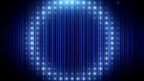 Blue led animated VJ background | Stock Video | Pond5