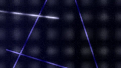 Blue LED Dot Light Lines Loop Background Vídeo Stock 330564259