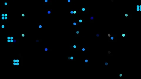 Blue LED dots motion background Video stock 72659032