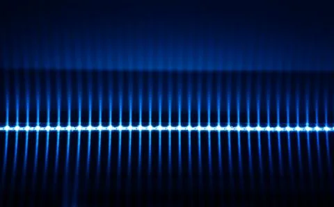 Blue led lamps illumination texture background Foto stock
