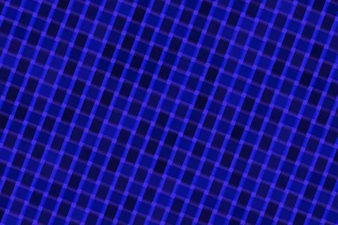 Blue led light pattern with glowing lines and dots Stock Illustration