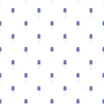 Blue led light source components repeating pattern 스톡 일러스트