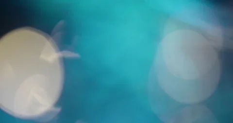 Blue lens bokeh background Video stock 329305419