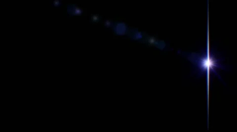 Blue Lens Flare Stock Footage 42456052