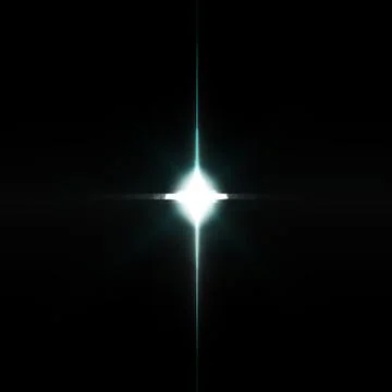 Blue Lens flare Stock Illustration