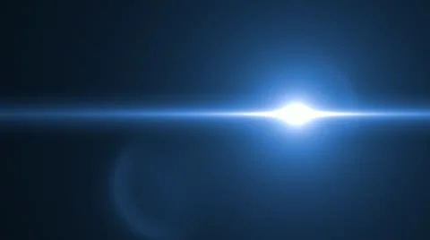 Blue Lens Flare Transition 2 with Alpha, Stock Video