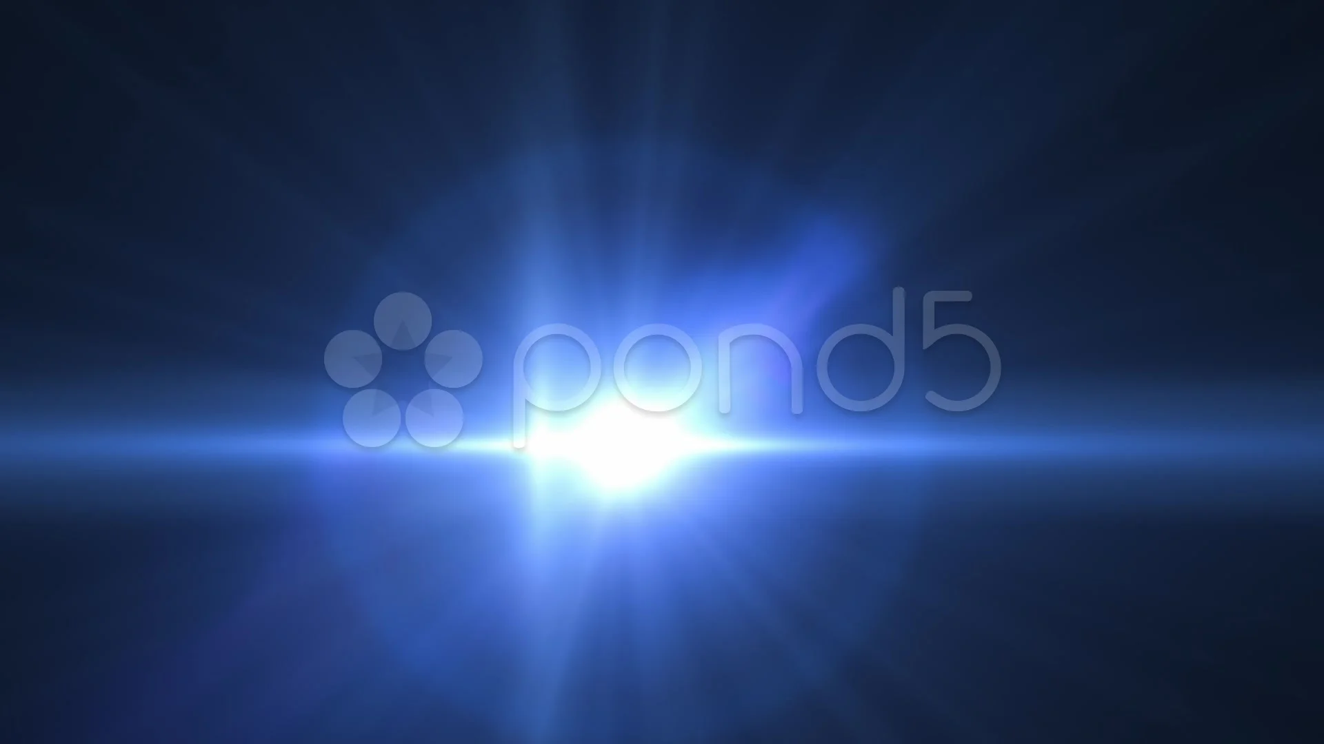 Blue Lens Flare Transition 2 with Alpha, Stock Video