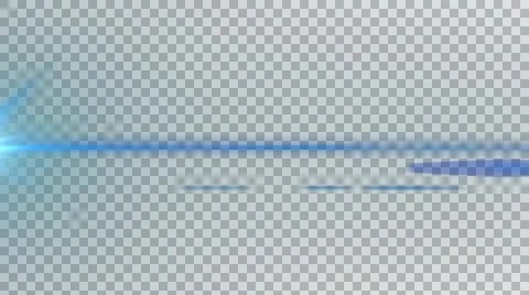Blue Lense Flare Overlay Stockbeeldmateriaal 45907381