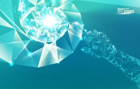 Blue light abstraction Stock Illustration