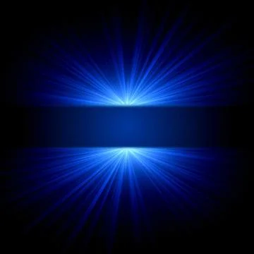 Blue light and dots Stock Illustration