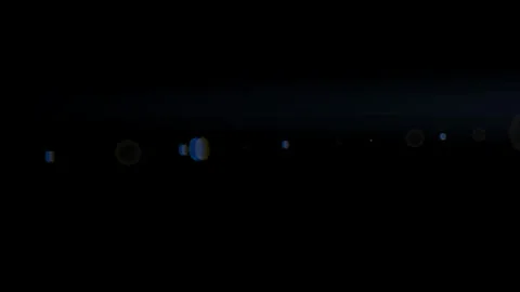 Blue light and lens flare video material (lens flare, light, light leak) Stock Footage 187074996