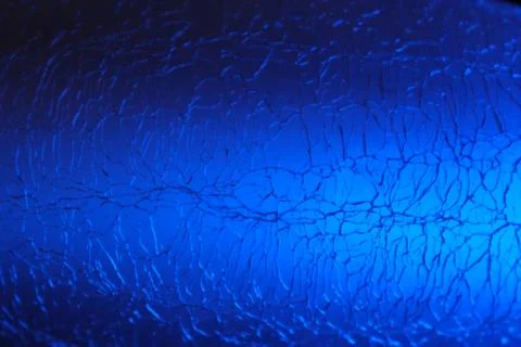 Blue light and object macro and close-up background, abstract and texture of  Foto stock