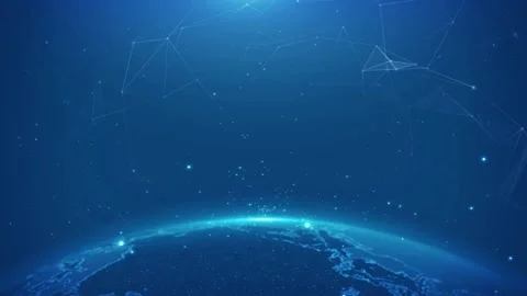 Blue Light and Shadow Earth Background Stock Footage 297645024