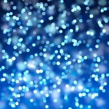 Blue light background  bokeh Stock Illustration