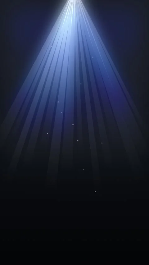 Blue light beam loop lighting background rays glow shimmer animation Stock Footage 346863735