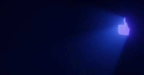 Blue light beams from like 3d illustration Illustrazione stock