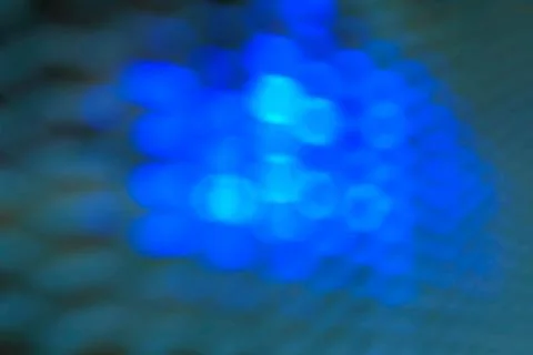 Blue light of blurred image. Stock Photos