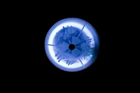 Blue light bulb Stock Photos