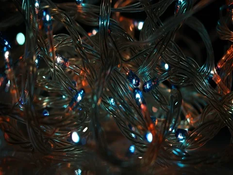 Blue light bulb twinkle Stock Footage 81797816