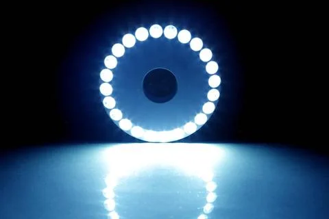 Blue Light Circle Blue Light Circle on the dark background Copyright: xZoo... 스톡 사진