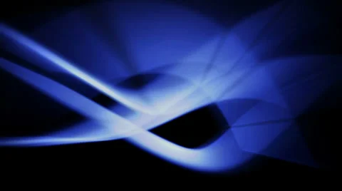 Blue light curves background- seamless loop (FULL HD) Video stock 37111010