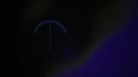 Blue light in dark background with a circle. Stock Footage 335945827