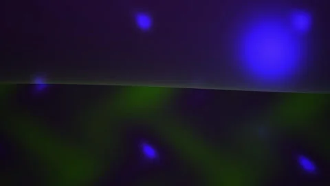Blue light dots on a string at night. 動画素材 337499814