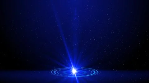 Blue light effect on dark background Stock Footage 277199669
