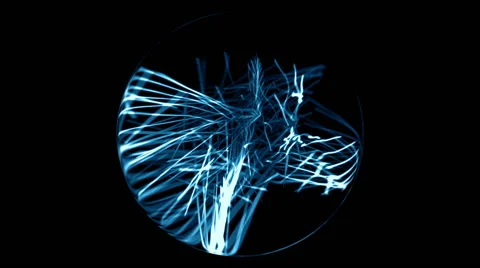 Blue light effects Stockbeeldmateriaal 53091846