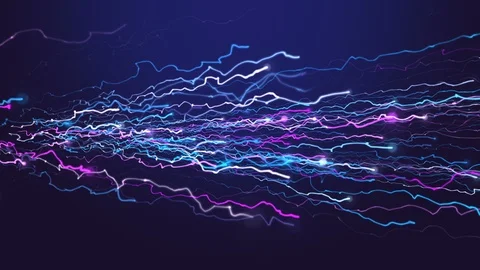 Blue light energy background Stock Footage 88176364