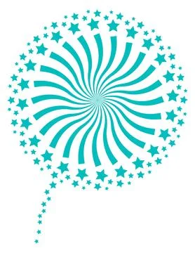 Blue light firework. Celebration sky show icon Stock Illustration