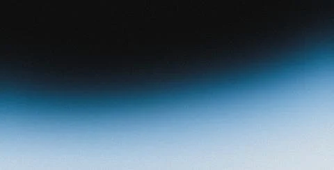 Blue light grainy gradient on black background, smooth color flow, noise te.. Stock Illustration